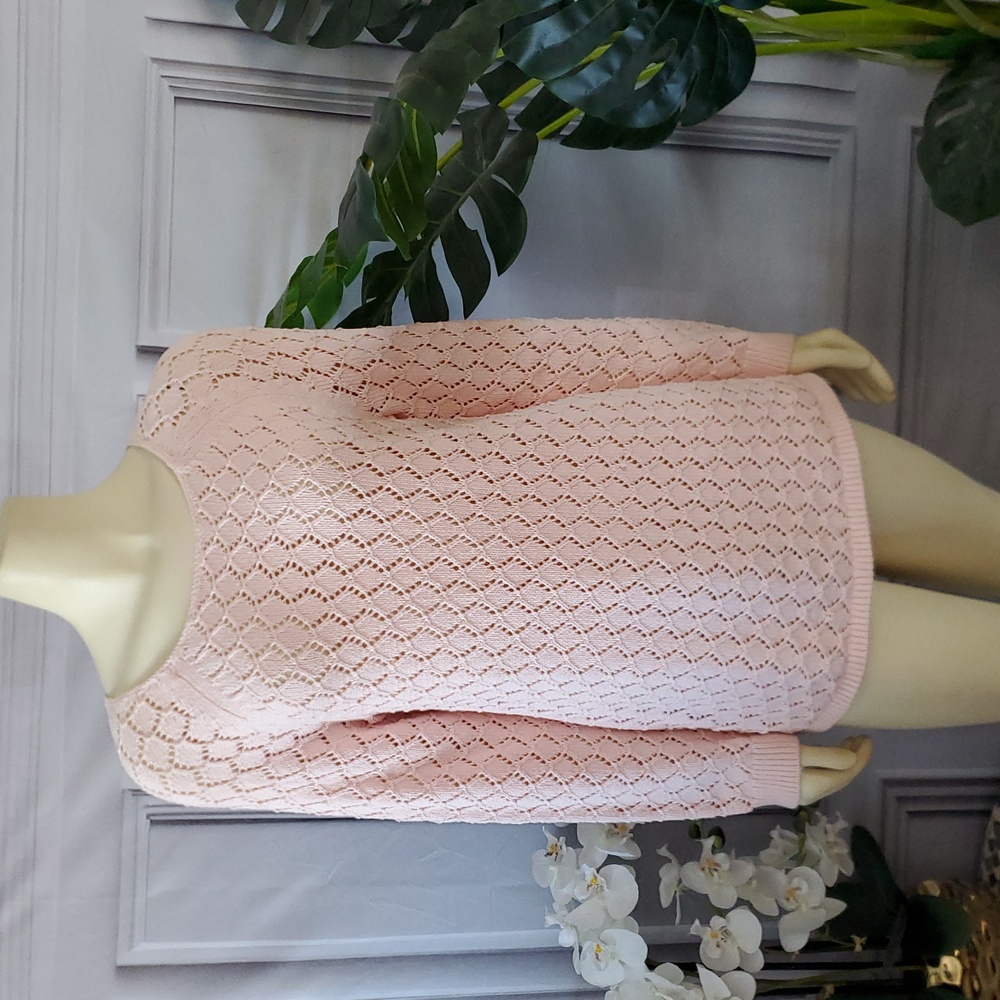 Loft baby pink sweater for women long sleeve L